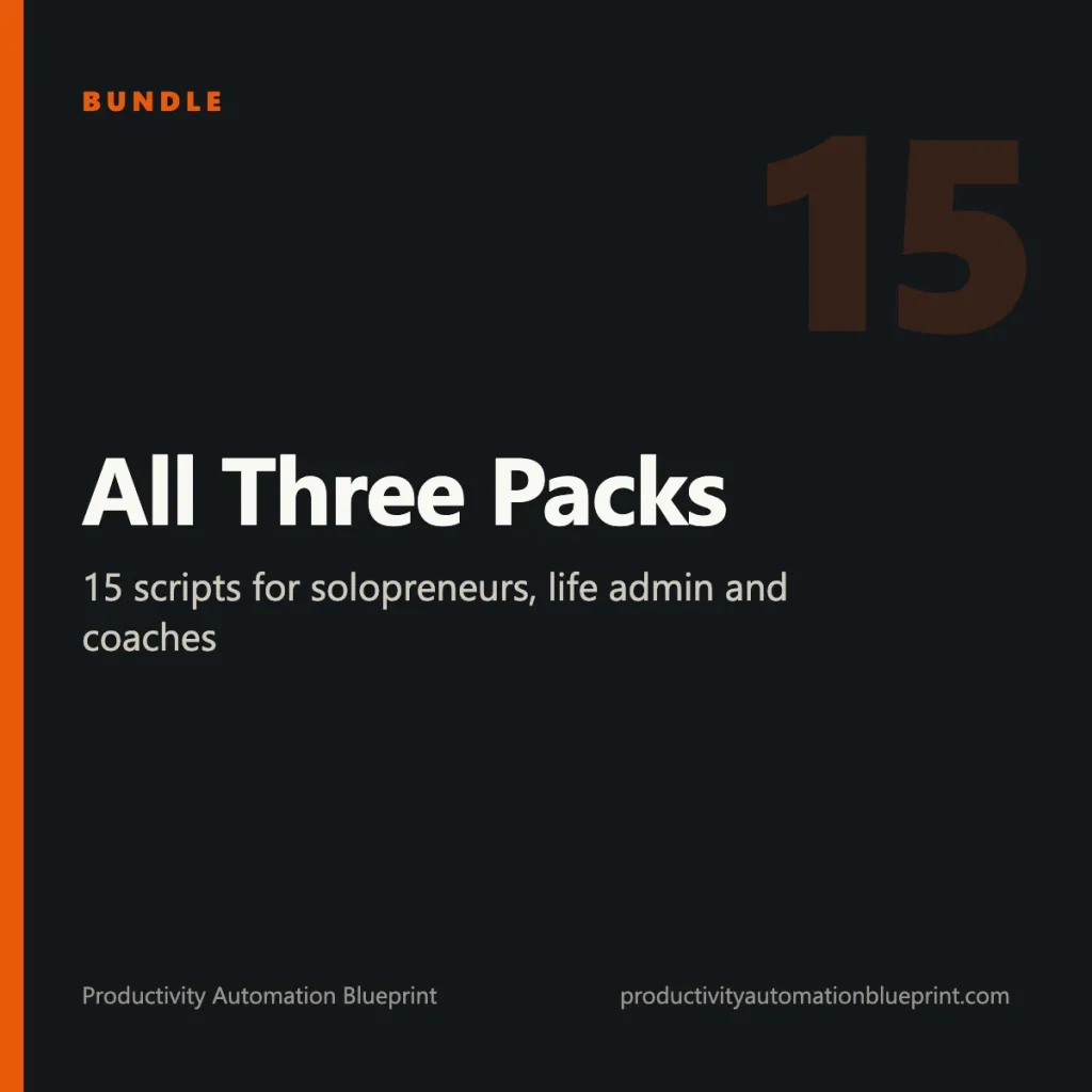 All Three Leverage Packs